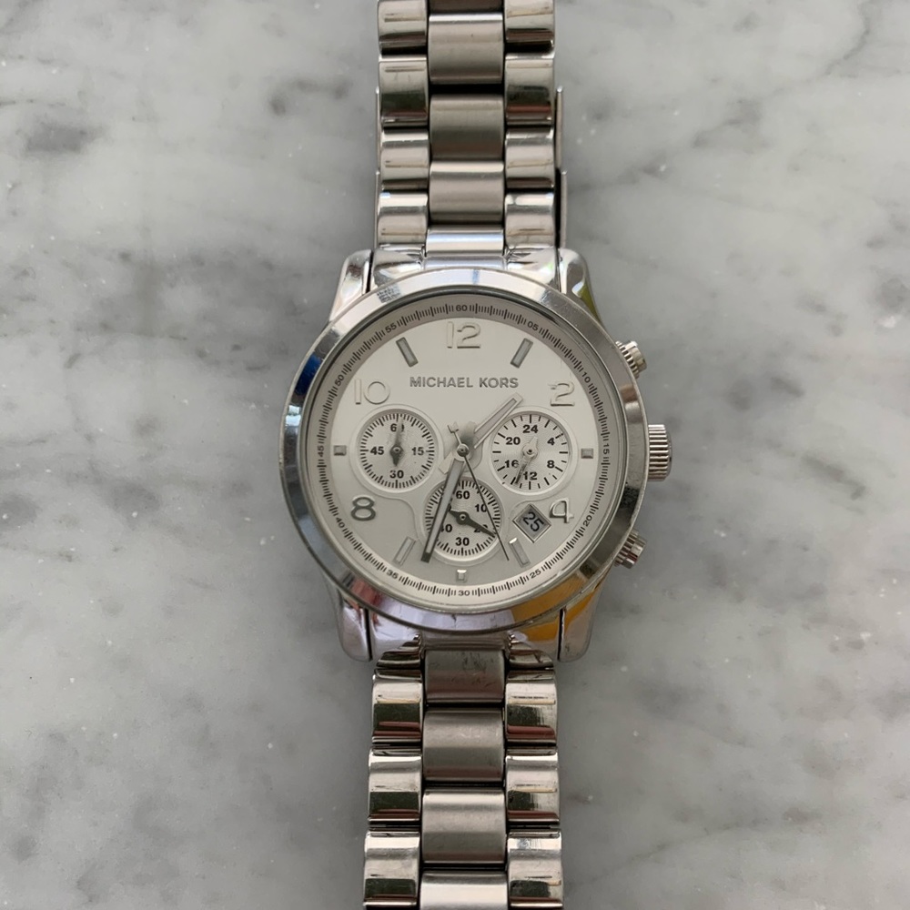Michael Kors  Stainless Steel Chronograph Watch
